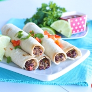 Crunchy Vegetarian Taquitos Recipe