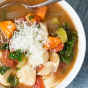 Easy Vegetable Tortellini Soup