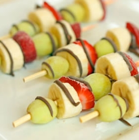 Frozen Fruit Kabobs