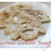 Coconut Tortilla Snowflakes