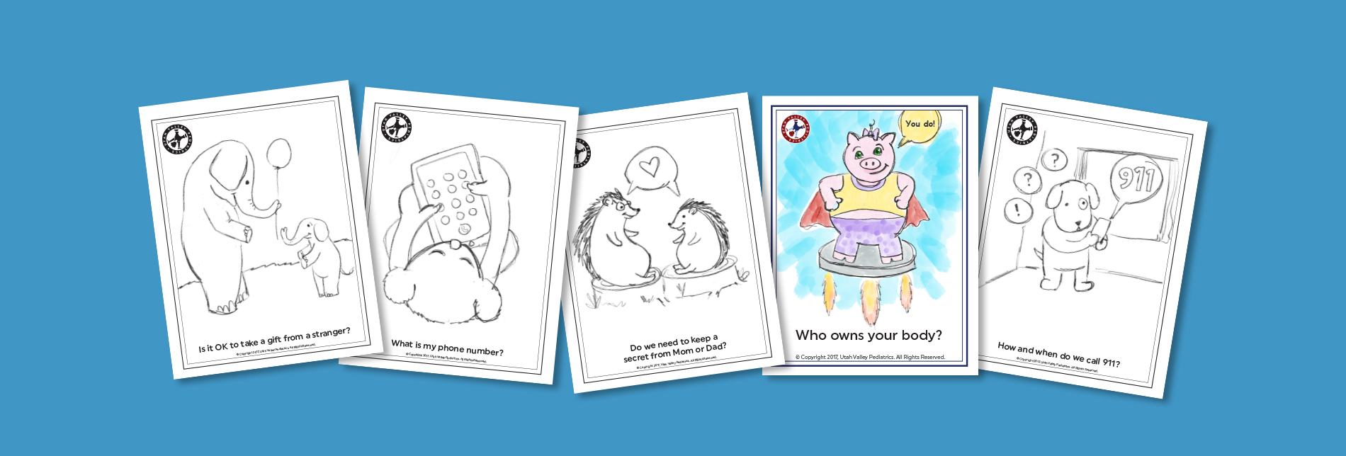 10 Safety Coloring Sheets for Kindergarteners